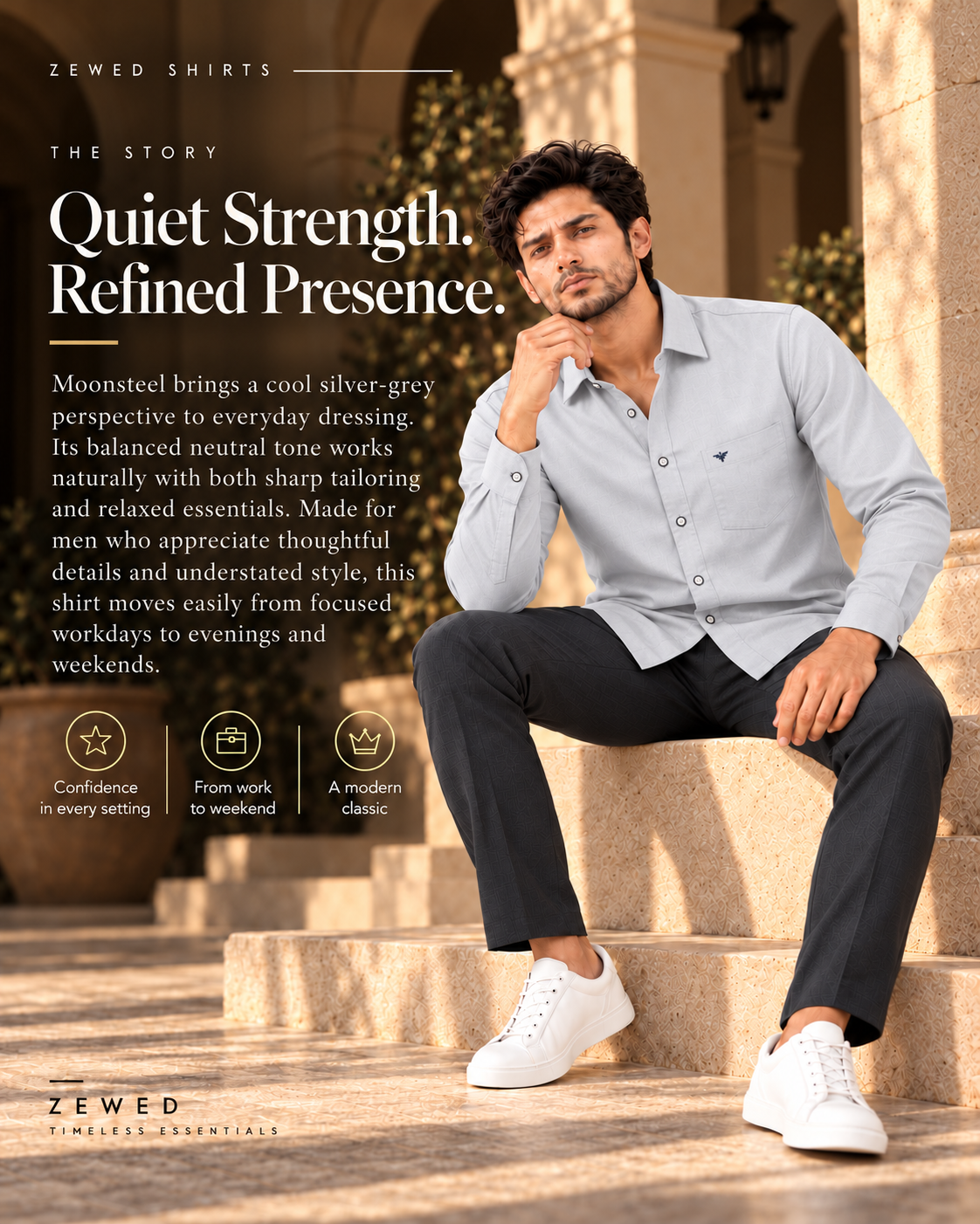 Quite Strength Refined Presence